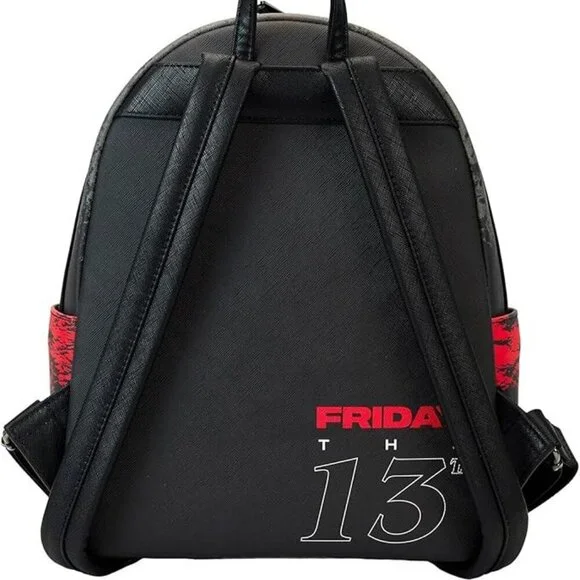 Loungefly Warner Brothers Friday The 13th I Heart Horror Mini Backpack NWT​ - Picture 4 of 5